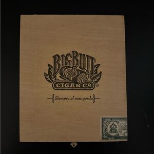 Big Butt Cigar Co Wooden Box